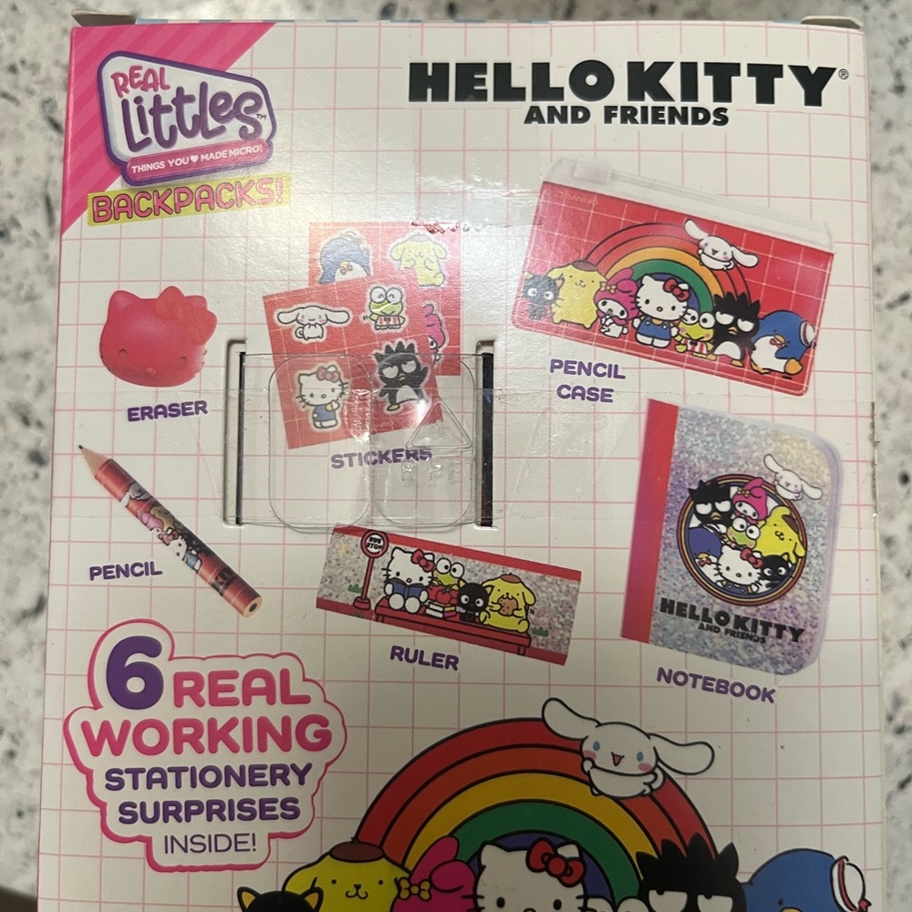 Hello Kitty and Friends Stationery Set with Pink Accents